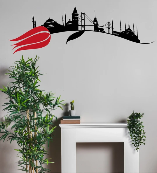 Meşgalem Tasarım  Lale İstanbul Silüeti ürün görseli 1