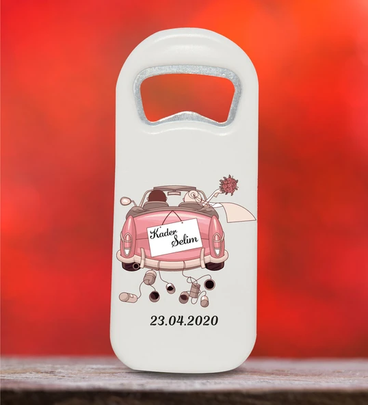 Kişiye Özel Uzun Açacak Magnet 4.5x11cm 30 Adet Söz, Nişan, Kına, Nikah Hatırası ürün görseli 1