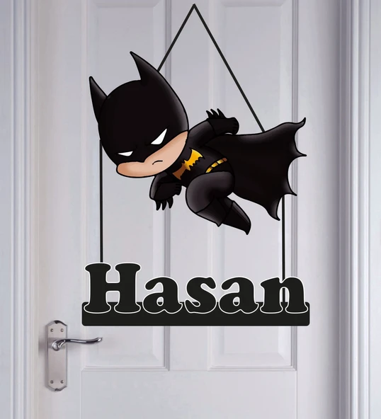 Meşgalem Batman Kişiye Özel Kapı Süsü ürün görseli 1