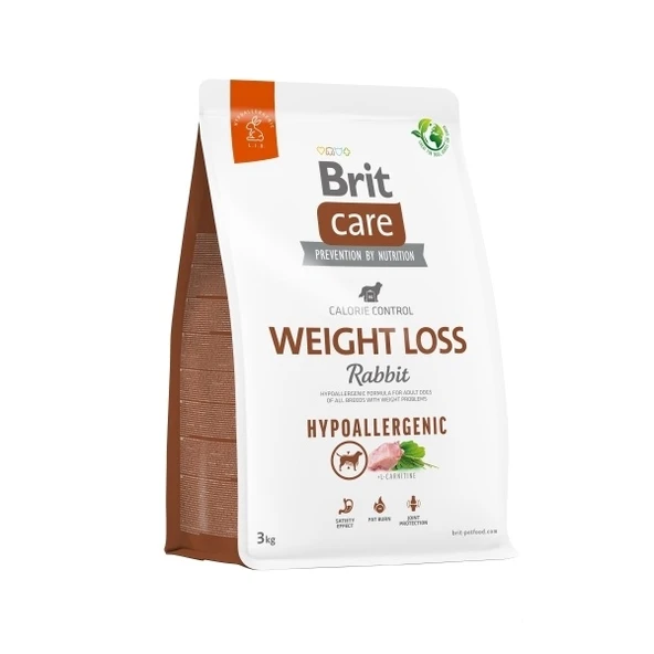Brit Care Hipoalerjenik Weight Loss Tavşan Etli Kilo Dengeleyici Yetişkin Köpek Maması 3 Kg ürün görseli 1