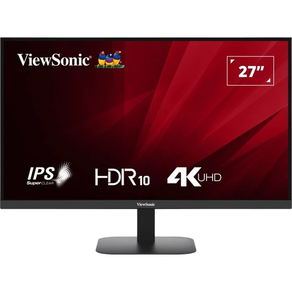VIEWSONIC 27" IPS VA2708-4K-HD 4MS 60HZ HDMI-DP KURUMSAL MONİTÖR  3840X2160 ürün görseli 1
