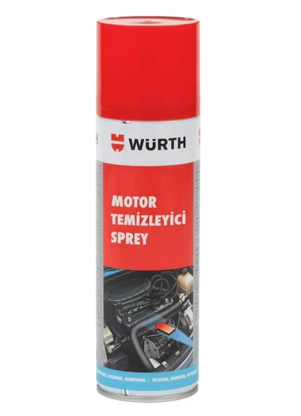 WÜRTH Hızlı Araç Motor Temizleme Spreyi 500ml (Motor Temizleyici Sprey Motor üzerindeki Yağ Gews Yağı ve İnatçı kirleri ürün görseli 1