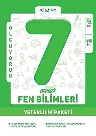Bilfen 7.Sınıf Fen Bilimleri Depar Yeterlilik Paketi ürün görseli 1