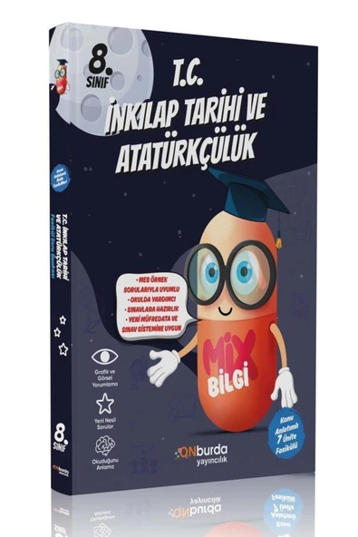 Onburda 8.Sınıf İnkilap Tarihi Fasikül Soru Bankası ürün görseli 1