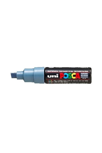 Uni Posca 8.0 Su Bazlı Poster Markörü Kurşun Gri Pc-8K ürün görseli 1