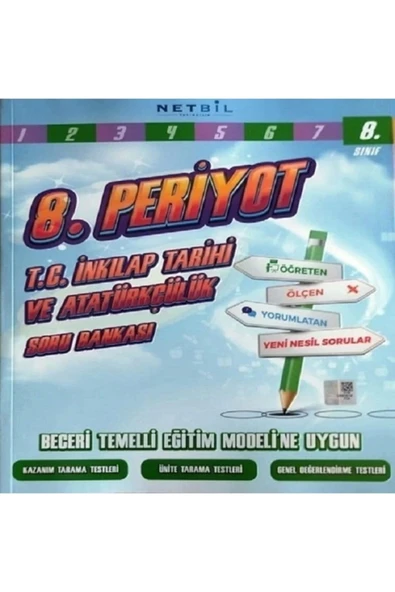 Netbil 8.Sınıf İnkilap Tarihi Periyot Soru Bankası ürün görseli 1