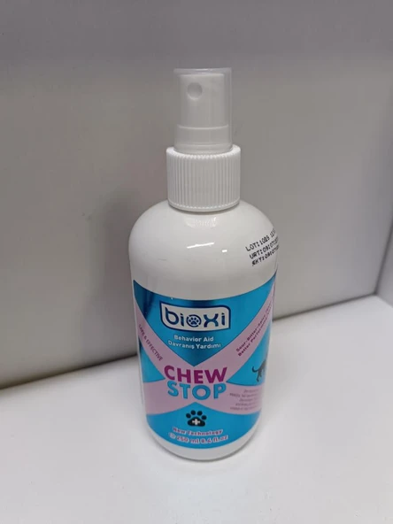 Bioxi Chew Stop 250 Ml Kedi Köpek iç Mekan Uzaklaştırıcı Skt: 07/2027 ürün görseli 1