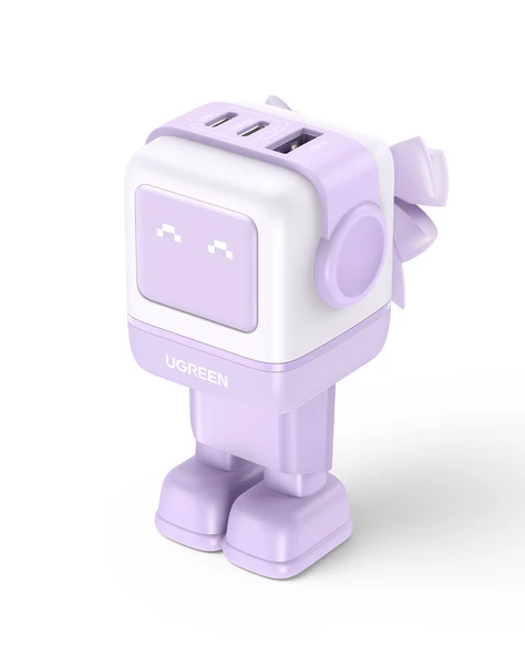 UGREEN Nexode Uno 65W Robot GaN Hızlı Şarj Cihazı, Mor, 35291 ürün görseli 1