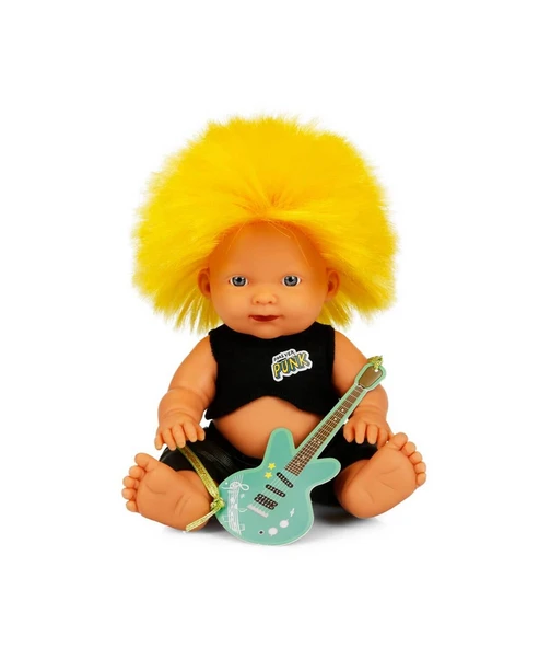 Punk Nil Bebek 23 cm 23495 Sarı Kirpi Saç ürün görseli 1