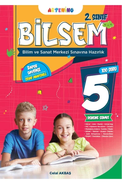 2.Sınıf Bilsem 5 Deneme Seti Artenio ürün görseli 1
