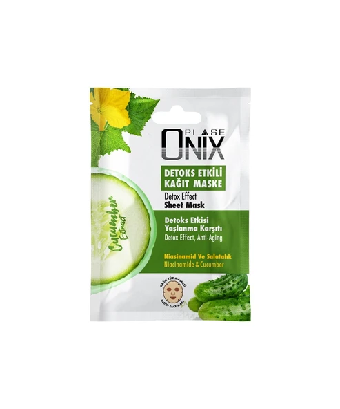 MORFOSE ONIX DETOKS KAĞIT YÜZ MASKESİ 20 ML (CUCUMBER) ürün görseli 1