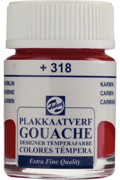 Talens 16 Ml Guaj Boya Koyu Kırmızı (318) ürün görseli 1