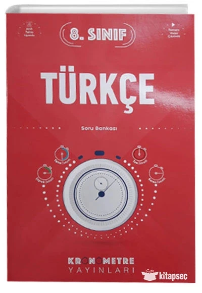 Kronometre 8.Sınıf Türkçe Soru Bankası ürün görseli 1
