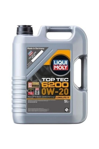 Liqui Moly Top Tec 6200 0W-20 (4 Litre) Yeni Üretim Tarihli ürün görseli 1