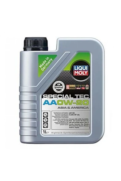 Liqui Moly Special Tec AA 0W-20 (1 Litre) Yeni Üretim Tarihli ürün görseli 1
