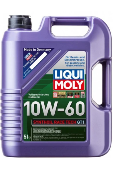 Liqui Moly Synthoil Race Tech GT1 10W-60 Motor Yağı (5 Litre) Yeni Üretim Tarihli ürün görseli 1