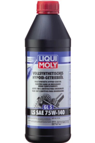 Liqui Moly Tam Sentetik GL5 75W-140 Dişli Şanzıman Yağı (1 Litre) Yeni Üretim Tarihli ürün görseli 1