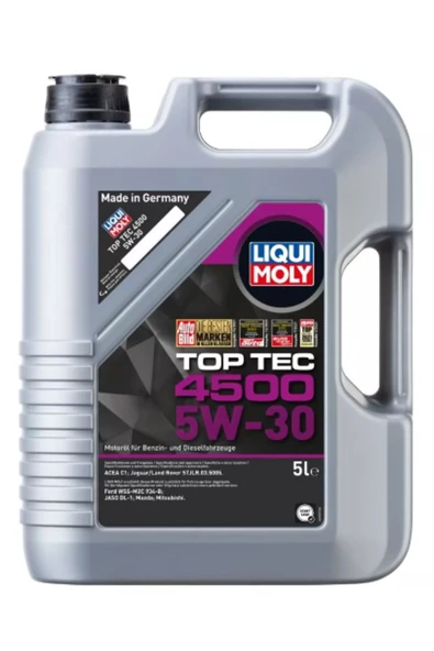 Liqui Moly Top Tec 4500 5W-30 Motor Yağı (5 Litre) Yeni Üretim Tarihli ürün görseli 1