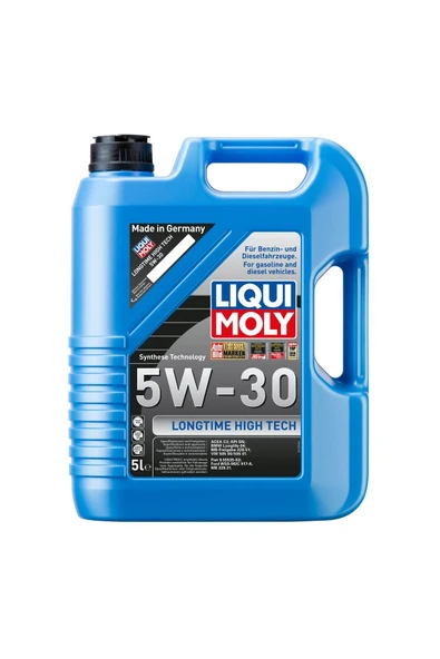 Liqui Moly Longtime High Tech 5W-30 Motor Yağı (5 Litre) Yeni Üretim Tarihli ürün görseli 1