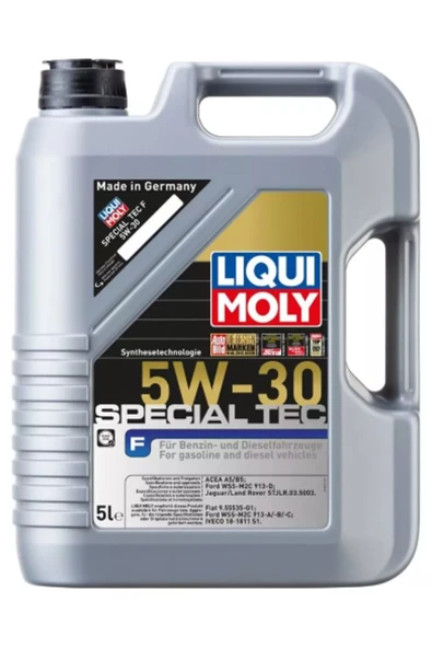 Liqui Moly Leichtlauf Special F 5W-30 Motor Yağı (5 Litre) Yeni Üretim Tarihli ürün görseli 1