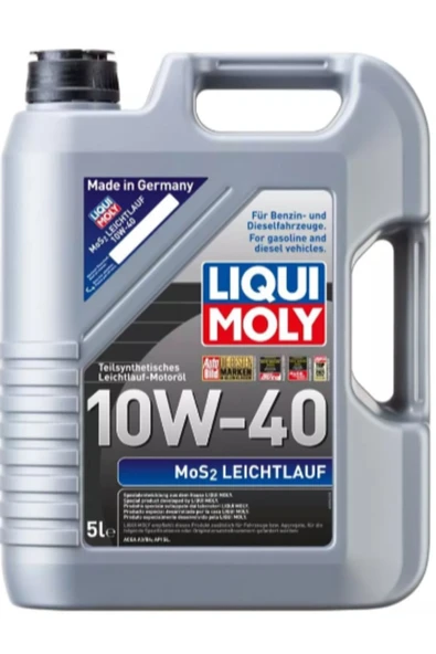 Liqui Moly Mos2 Leichtlauf 10W 40 (5 Litre) Yeni Üretim Tarihli ürün görseli 1