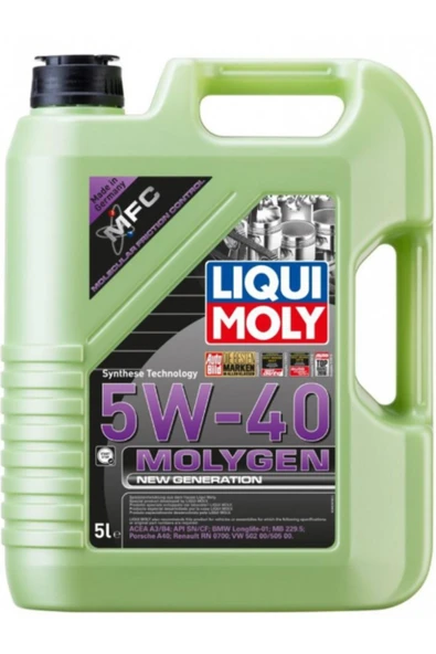 Liqui Moly Molygen New Generation 5W-40 ( 5 Litre ) Yeni Üretim Tarihli ürün görseli 1