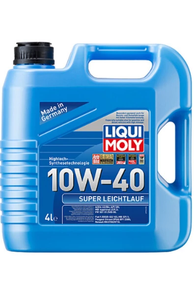 Liqui Moly Super Leichtlauf 10W-40 Motor Yağı (4 Litre) Yeni Üretim Tarihli ürün görseli 1