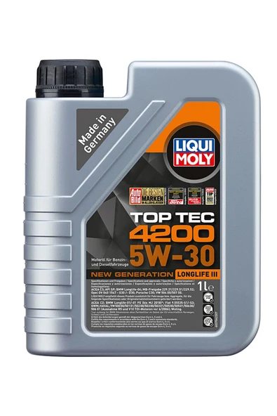 Liqui Moly TopTec 4200 5W-30 (1 Litre) Yeni Üretim Tarihli ürün görseli 1