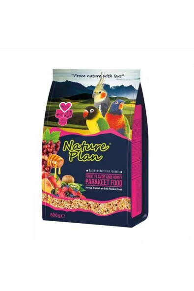 Nature Plan Paraket Yemi 800g ürün görseli 1