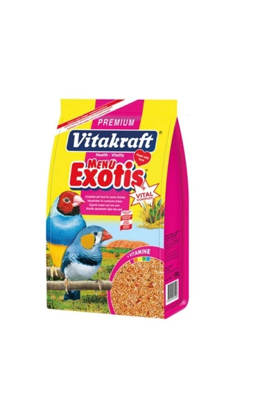 Vitakraft Menu + Jod Vital Complex Premium Egzotik Kuş Yemi 500 Gr ürün görseli 1