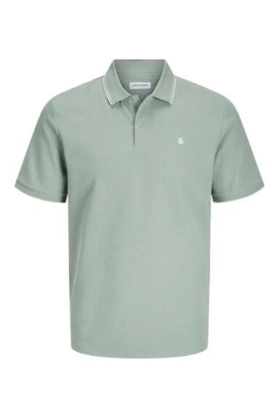 JACK JONES Erkek Yeşil Polo Tişört 12274980 ürün görseli 1