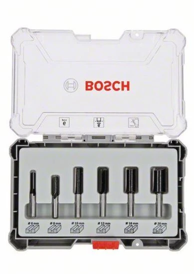 Bosch Freze Seti 6 Parça Düz 6 mm (Pro) 2607017465 ürün görseli 1