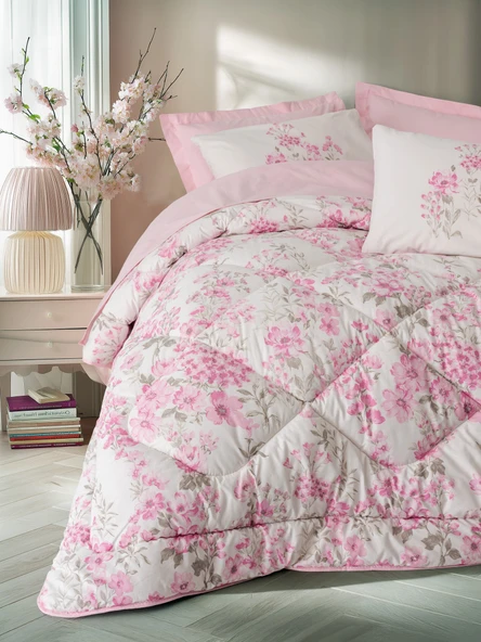 Cotton Box Tek Kişilik Uyku Seti Floren Pembe ürün görseli 1