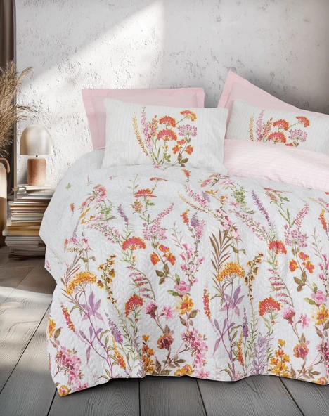Cotton Box Tek Kişilik Complete Set Lilura Pembe ürün görseli 1
