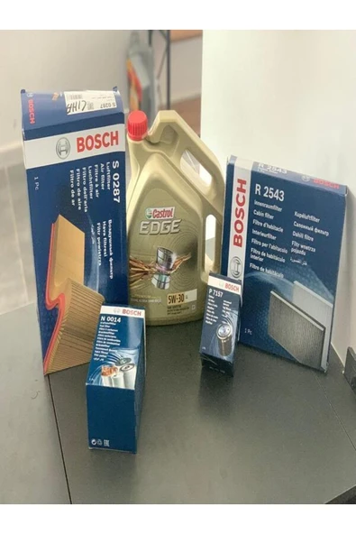 Bosch Golf 7 7.5 1.6 Tdi Uyumlu  Yağ Bakım Seti Castrol Edge Ll ürün görseli 1