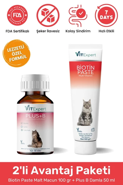 Vitexpert 2'li Set Süper Etkili Tüy Döküm Önleyici Paket Tüy Dökülmesi Önleyici & Engelleyici Damla Ve Malt ürün görseli 1