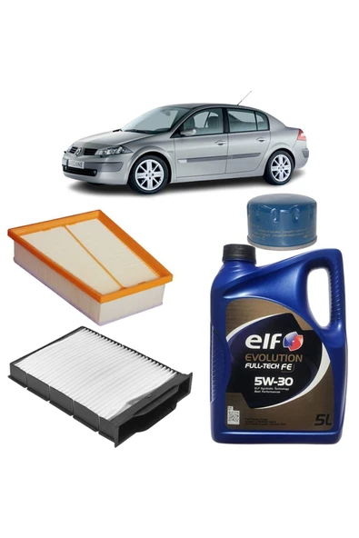 ELF EVOLUTION FE 5W-30 5LT 2026 ÜRETİM -Renault Megane 2  3plus 1.5 Dci 2002-2005 ürün görseli 1