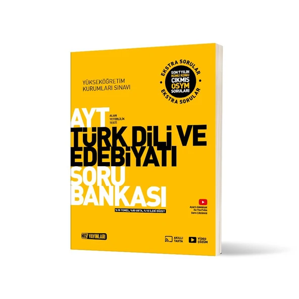 Hız Ayt Türk Dili Ve Edebiyatı Soru Bankası ürün görseli 1