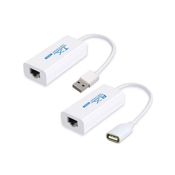 Usb 2.0 to rj45 cat5 cat6 extender 200m ye kadar rj45 ile usb uzatma ürün görseli 1