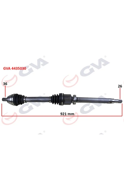 Parçafoni ÖN AKS KOMPLE SAĞ FORD FOCUS II 1.6TDCİ 04-11 -CMAX 1.6TDCİ 07-11 -VOLVO S40 II ürün görseli 1
