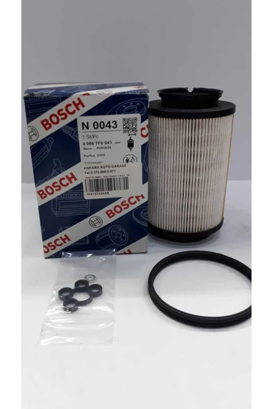 Bosch Yakıt Filtresi Astra-corsa 1.7/1.9/2.4/2.5d 0986tf0043 Uyumlu ürün görseli 1