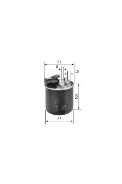 Bosch YAKIT FİLTRESİ DİZEL MERCEDES-BENZ C SERİSİ C180-200-220-250 08-14, CLS 220-250 BLUETEC 540133 ürün görseli 1
