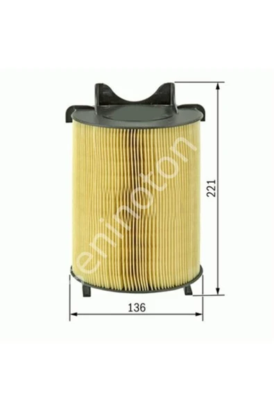 seninoton HAVA FİLTRESİ CADDY III-PASSAT-GOLF V-JETTA III-TOURAN-TIGUAN-LEON-OCTAVIA-ALTEA 1.4TSI-1.6-2.0FSI ürün görseli 1