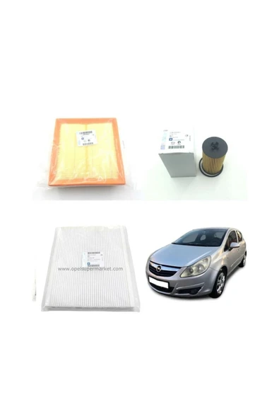 SARDES FİLTRE Opel Corsa D 1.2 1.4 Benzinli Bakım Seti 3 Lü Set, Hava Opar ürün görseli 1