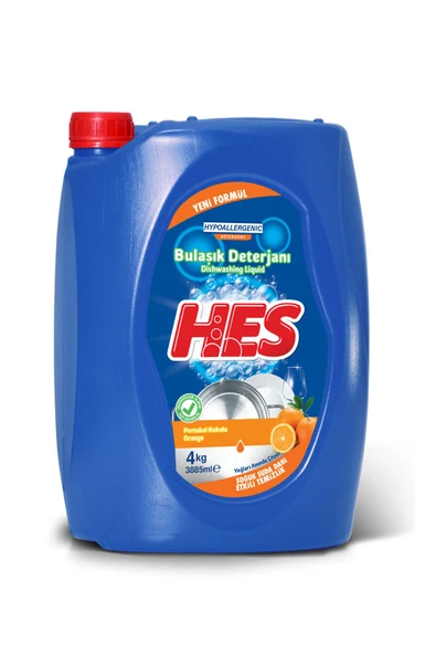 Hes Sıvı Bulaşık Deterjanı Portakal 4 Kg ürün görseli 1