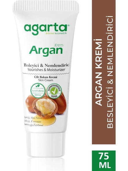 Agarta Doğal Argan El Ve Vücut Bakım Kremi 75 ml ürün görseli 1