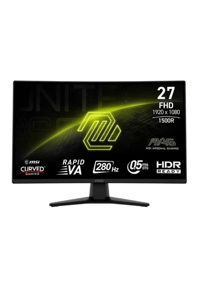 MSI MAG 274CXF 27" 0.5 ms Full HD Curved 280 Hz Oyuncu Monitörü ürün görseli 1