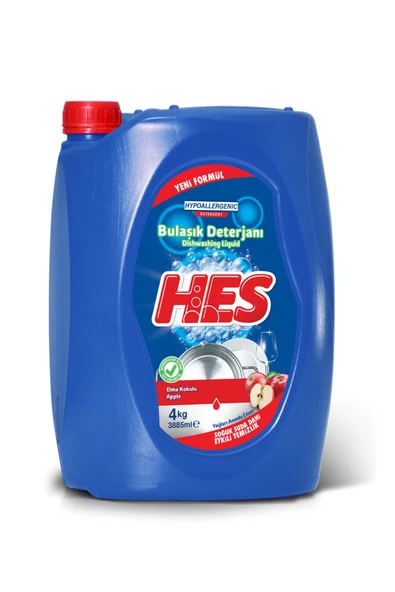 Hes Sıvı Bulaşık Deterjanı Elma 4 Kg ürün görseli 1