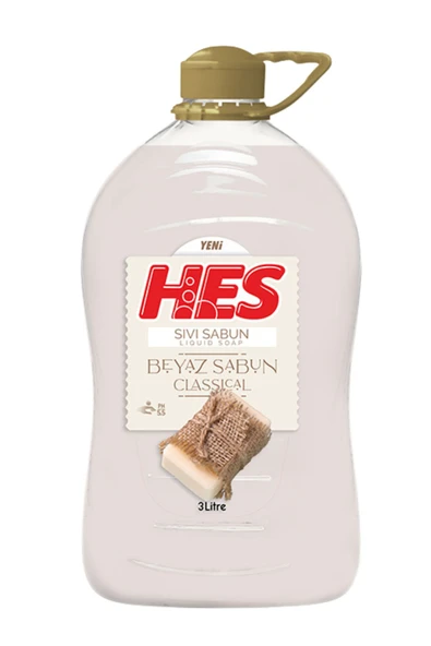 Hes Sıvı El Sabunu Beyaz Sabun 3Lt ürün görseli 1