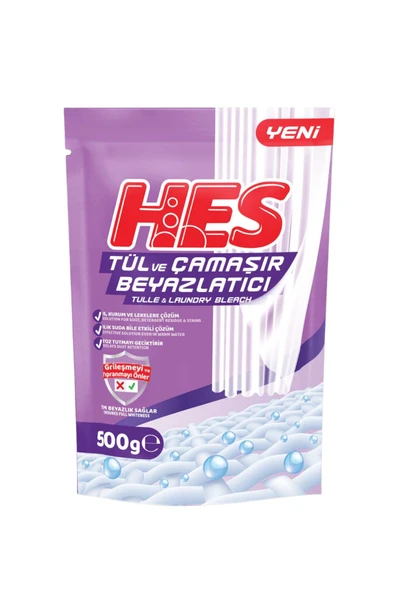 Hes Tül ve Çamaşır Beyazlatıcı 500 Gr ürün görseli 1